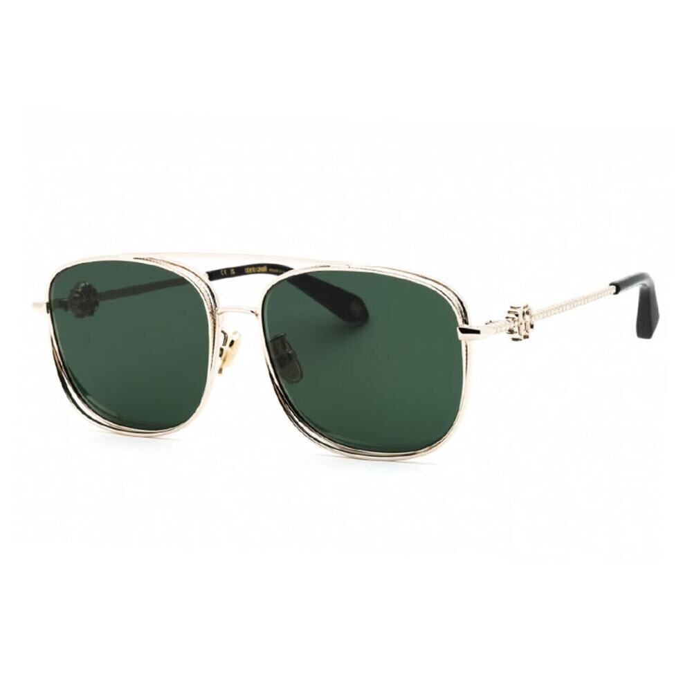 NEW Roberto Cavalli SRC059M 0594 Light Gold Sunglasses Authentic